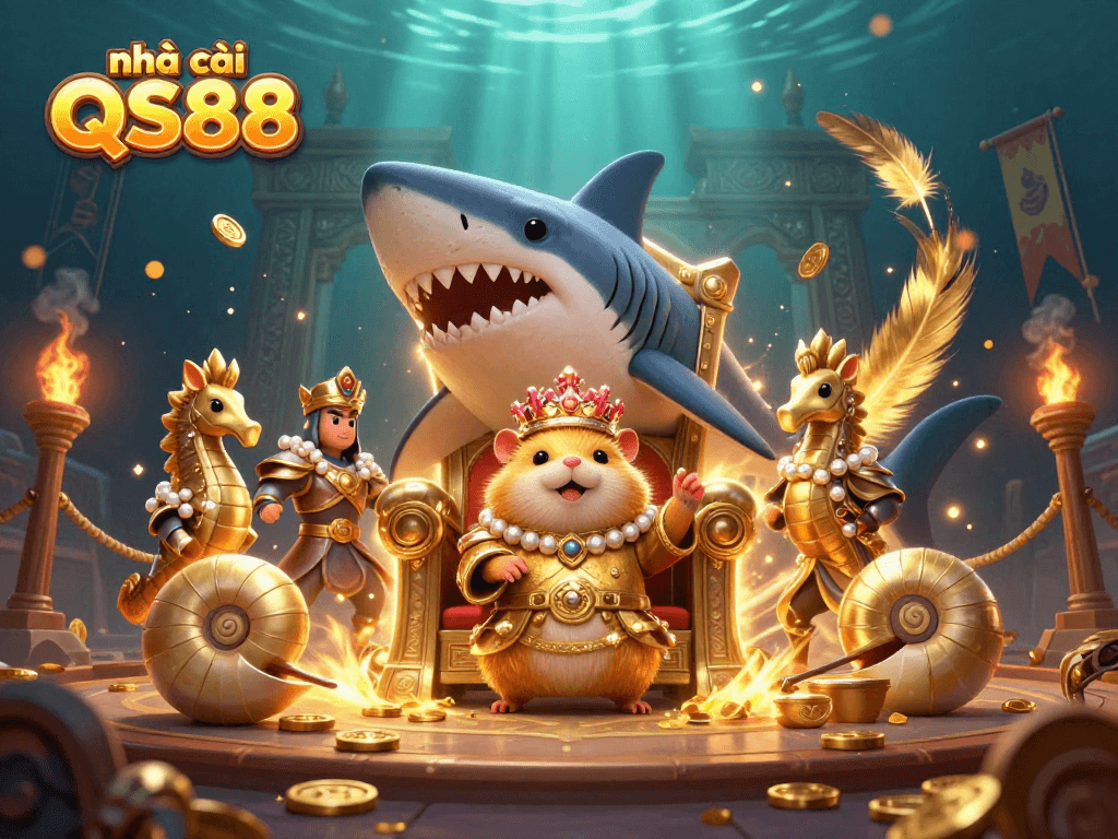 Experience the excitement with nhà cái QS88 through a dynamic underwater gambling scene.