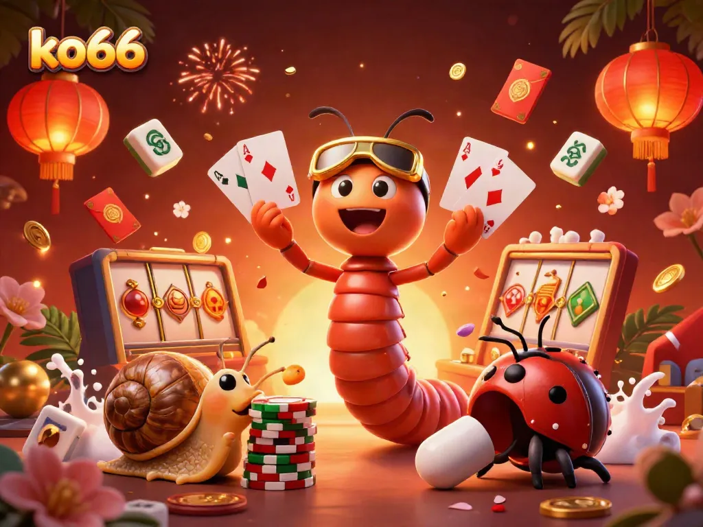 Engage with ko66 and experience exciting casino fun featuring a millipede dealer and high-stakes gambler.