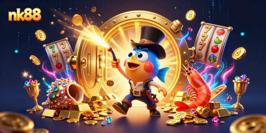 Watch nk88 players spin for riches in this vibrant casino adventure!