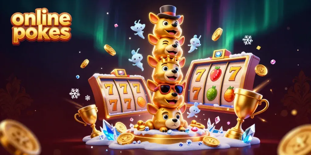 Play dynamic online pokies with engaging 3D characters and stunning casino elements, showcasing the excitement of gaming.