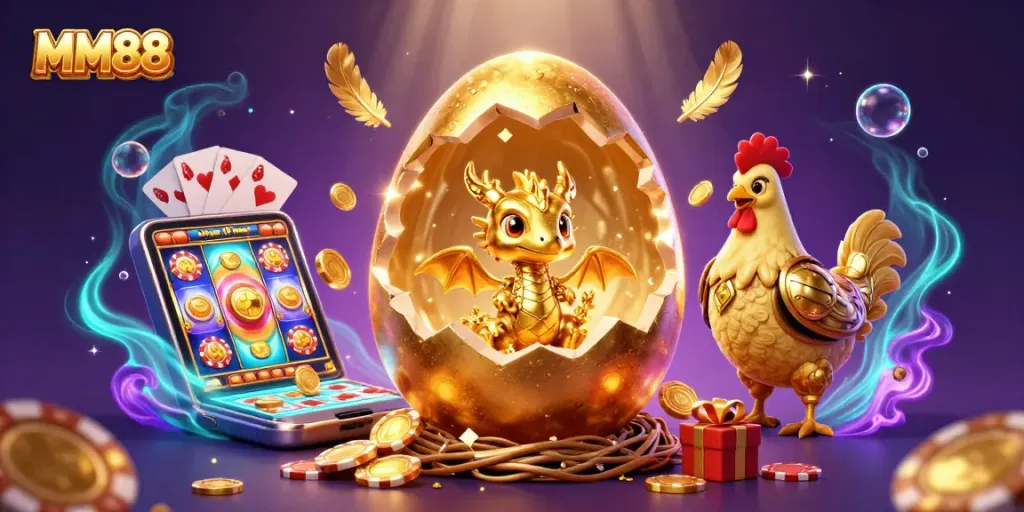 Experience the thrilling MM88 gaming adventure with golden treasures and engaging slot games.