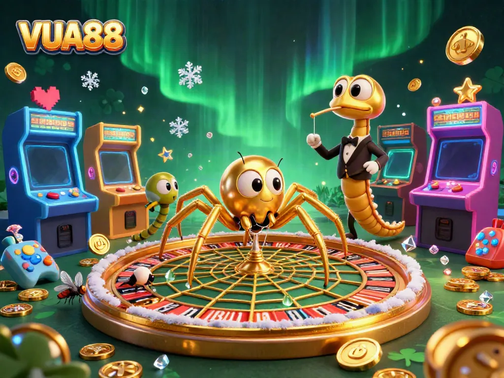 Place bets at VUA88 while enjoying a 3D cartoon casino adventure with vibrant characters.