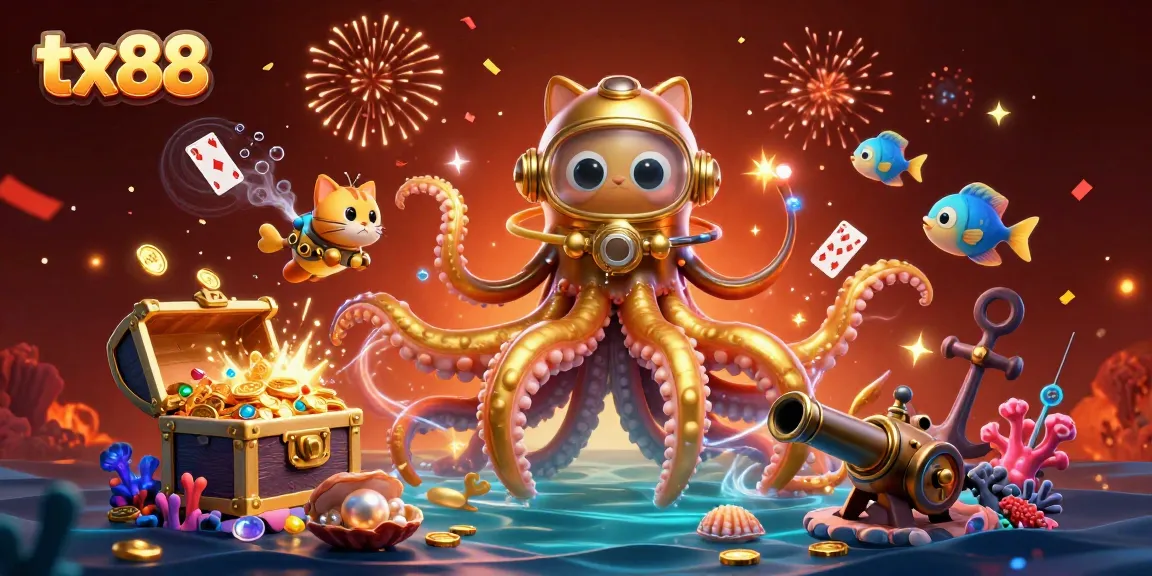 Experience thrilling casino action with tx88 as the kraken treasures explode in gold and excitement.