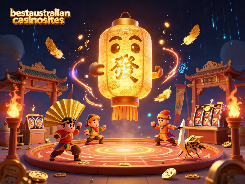 Experience thrilling online pokies action with bestaustraliancasinosites at a vibrant, magical casino.