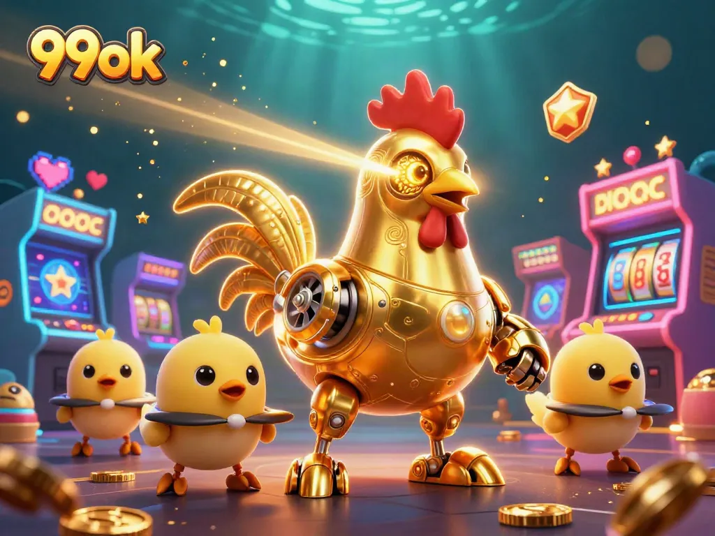 Experience the excitement at 99ok with vibrant 3D casino action featuring characters and games in an immersive digital world.