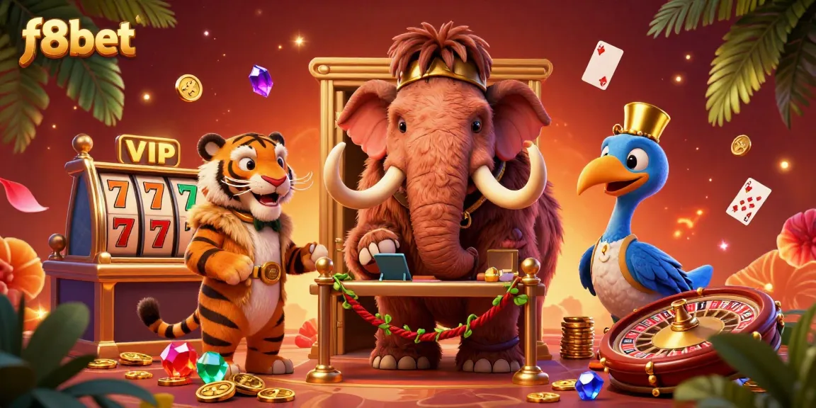 Experience vibrant casino magic with f8bet featuring a woolly mammoth bouncer and vibrant game elements.