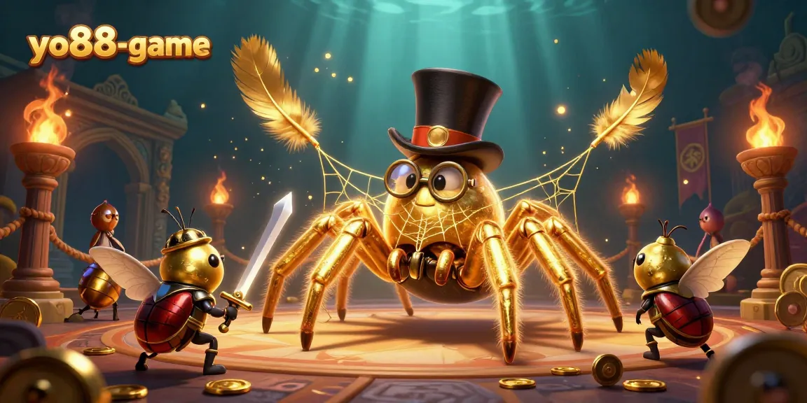 Engage in thrilling gameplay at yo88-game with vibrant casino characters in a rich, dynamic scene.